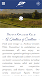 Mobile Screenshot of nashuacountryclub.com